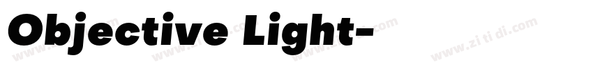 Objective Light字体转换